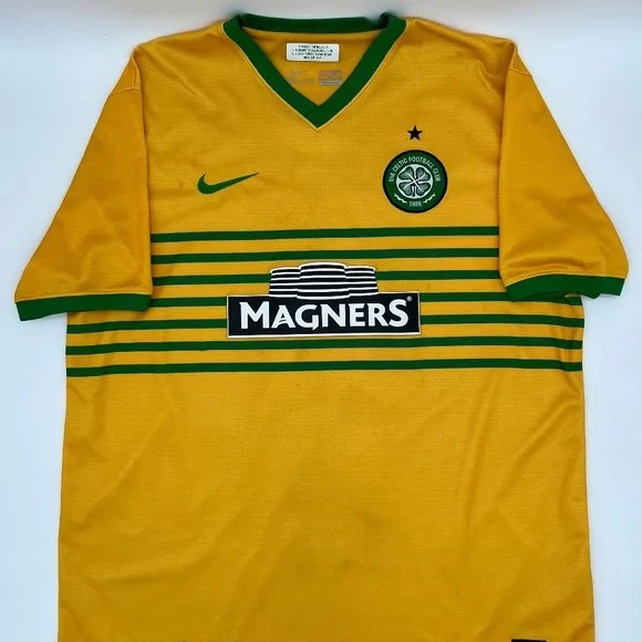 Virgil Van Dijk #5 Celtic 2013/2014 Away ORIGINAL Nike Rare Soccer Jersey (XL)
