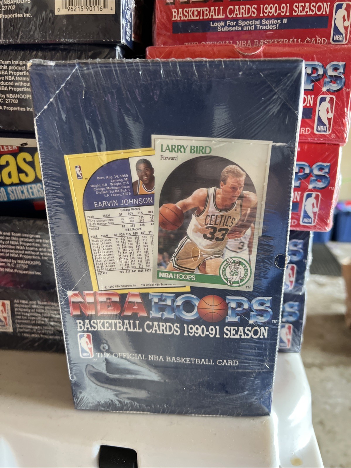 90-91 NBA Hoops Series 1 Factory Sealed Basketball Box Jordan? Menendez Bros?