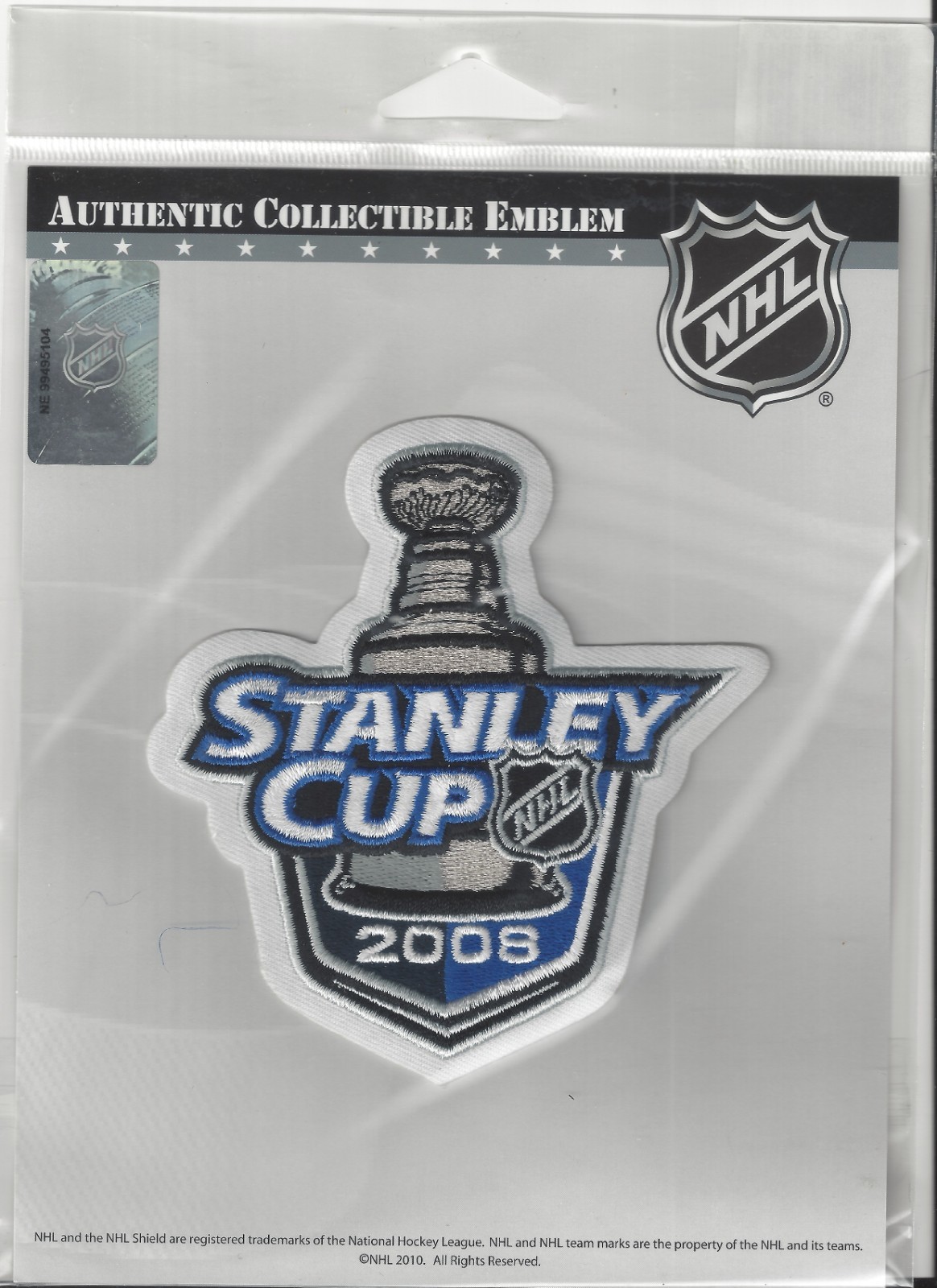 2008 Stanley Cup Finals Patch Official NHL Pkg Detroit Red Wings Penguins