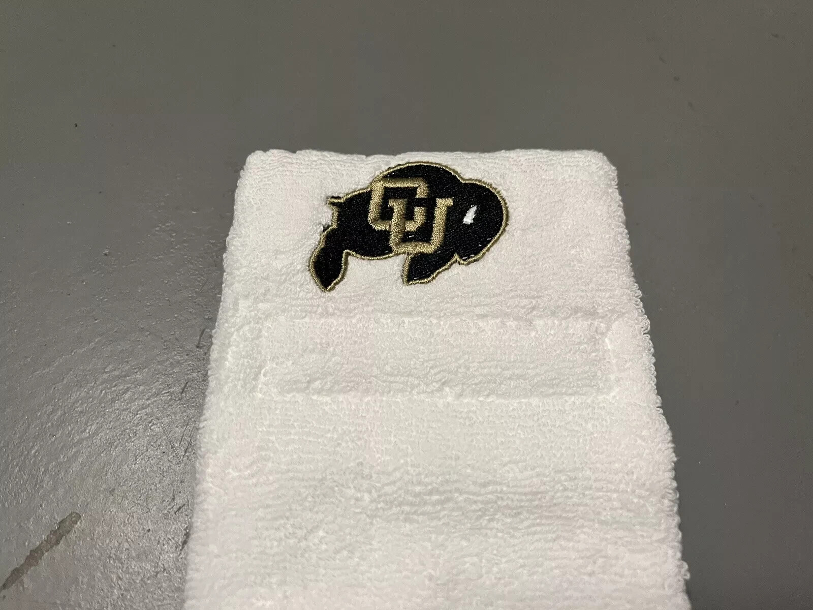 Colorado Buffaloes Team Issued White Football Game QB Towel