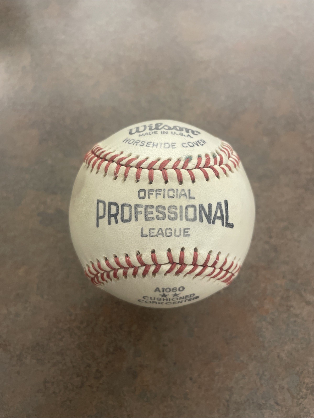 Vintage Wilson A1060 Professional League Baseball