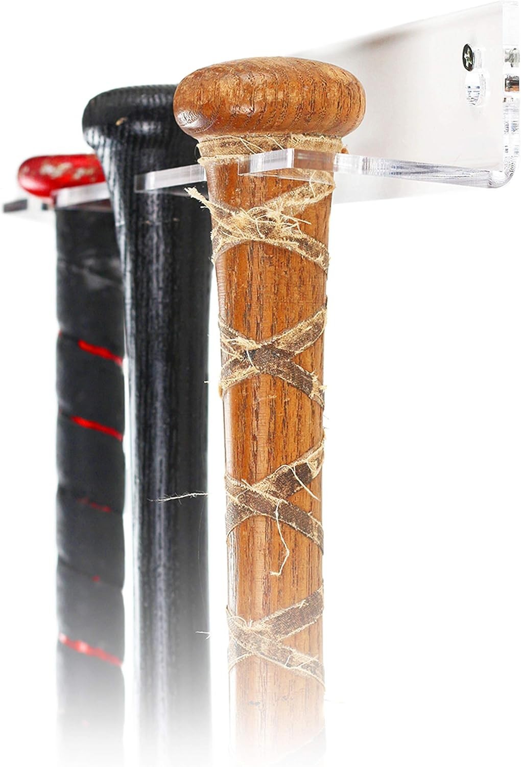 Acrylic Wall Mounts and Display Stands for Regular Baseball Bat