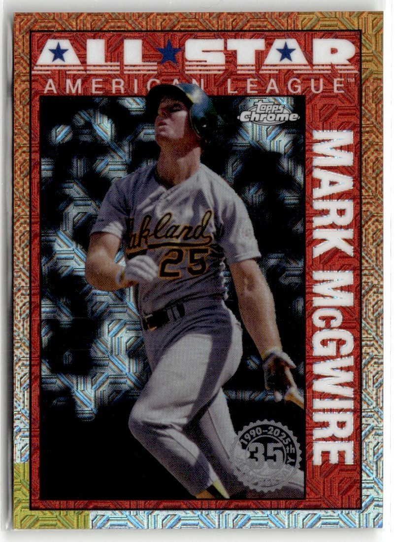 2025 Topps Chrome 1990 Baseball Mojo Mark McGwire #90ASC-25