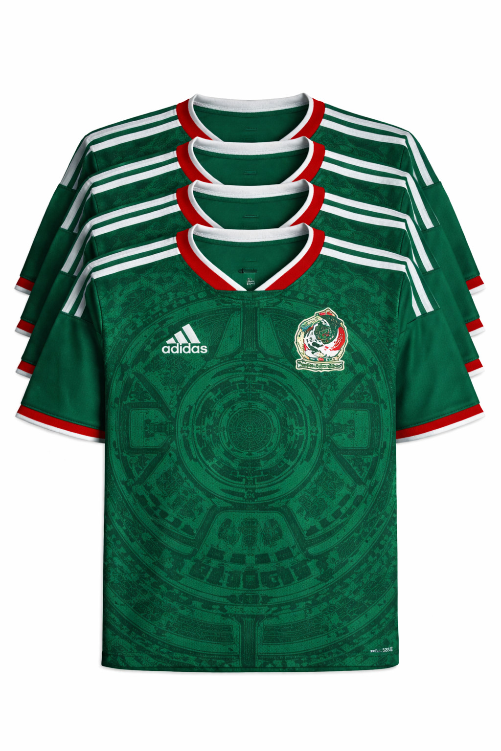 5pcs Mexico World Cup Jersey Kit + Vuvuzelas + Whistles + Scarves –