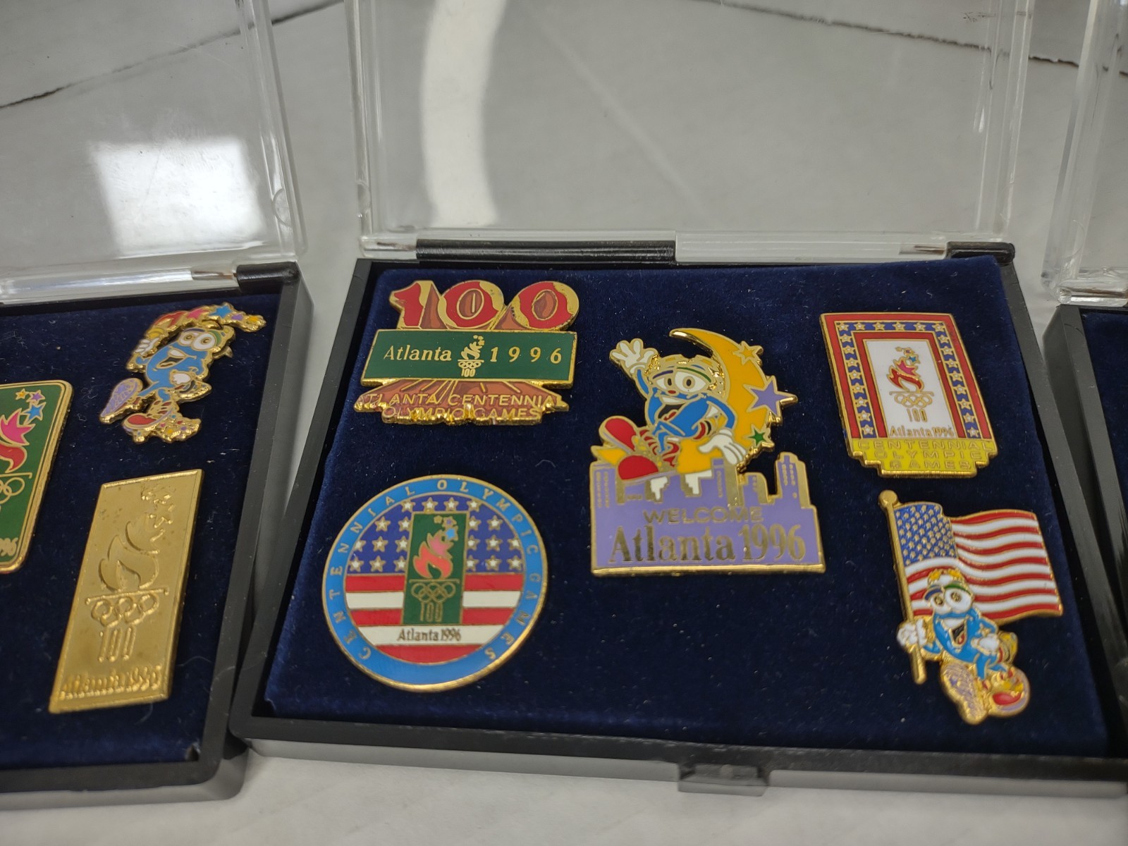 Atlanta Olympics 1996 Vintage Hats and Pins USA