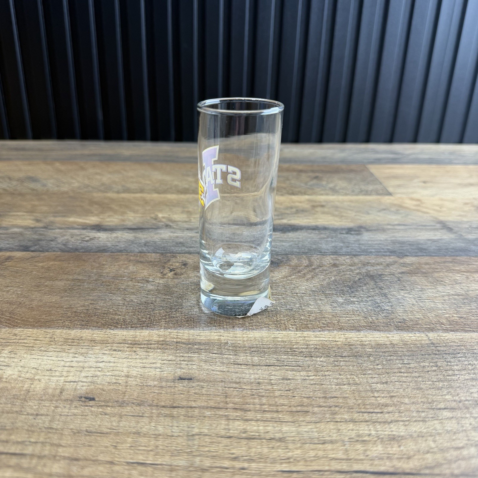 NCAA Iowa State University 2.5 oz Logo Clear Cordial Shooter Shot Glass