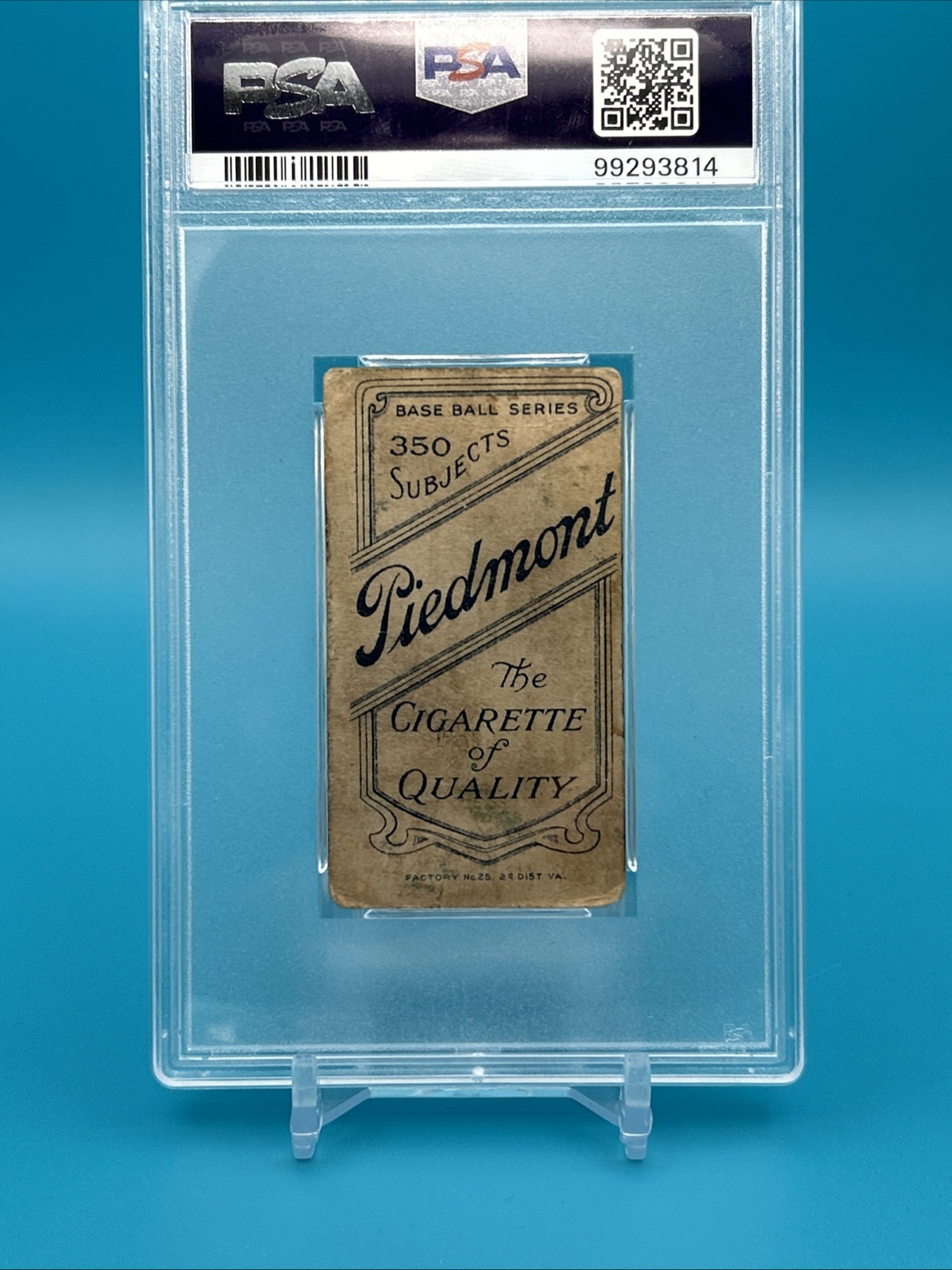 1909 T206 BILL MALARKEY NNO POOR PIEDMONT 350 PSA 1 BASEBALL BUFFALO BISONS