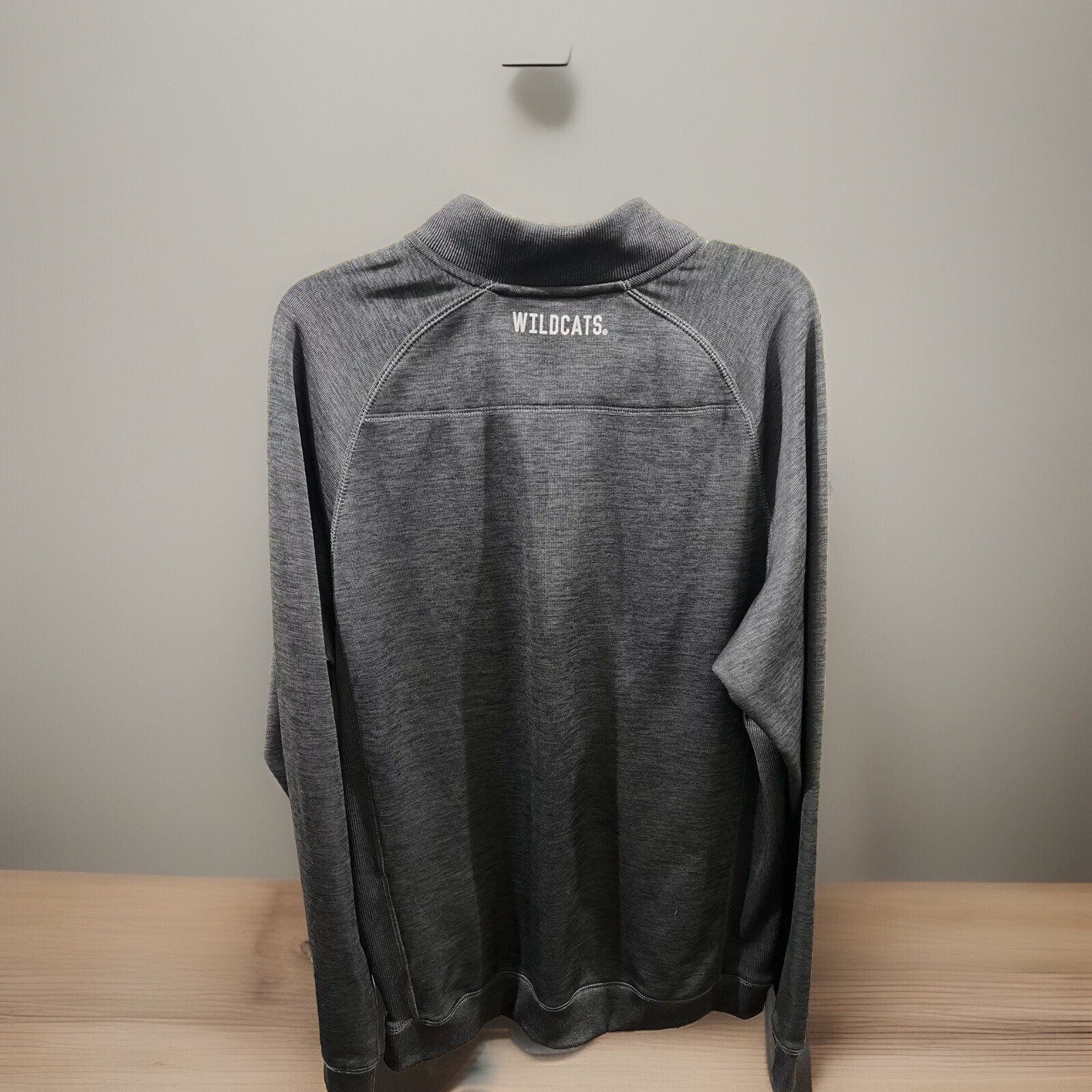 Kentucky Wildcats GRAY Sweatshirt 1/4 Zip MARCH MADNESS X-LARGE Top of the World