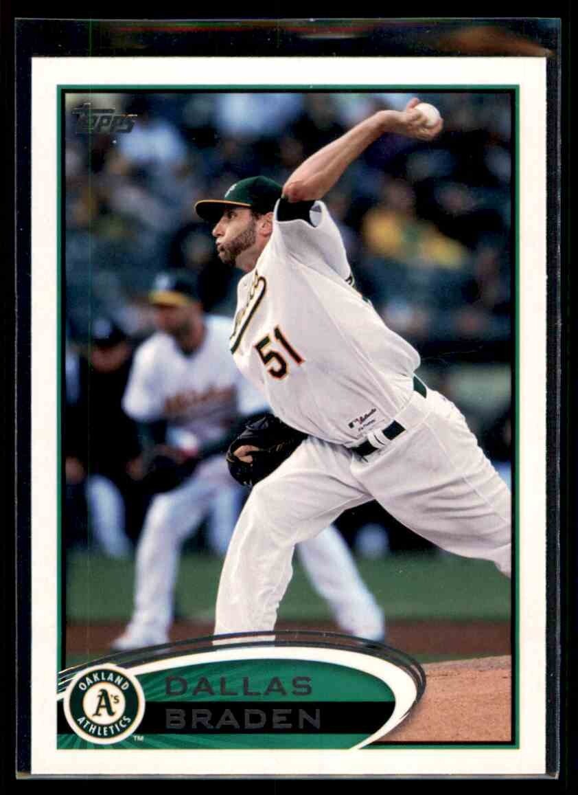 2012 Topps Dallas Braden #577 Oakland Athletics