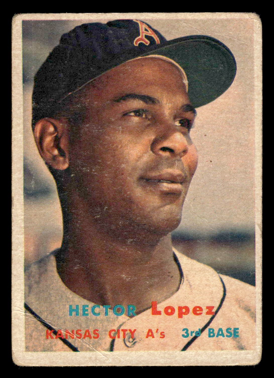 1957 Topps #6 Hector Lopez – GD-VG *TedsCardShack*