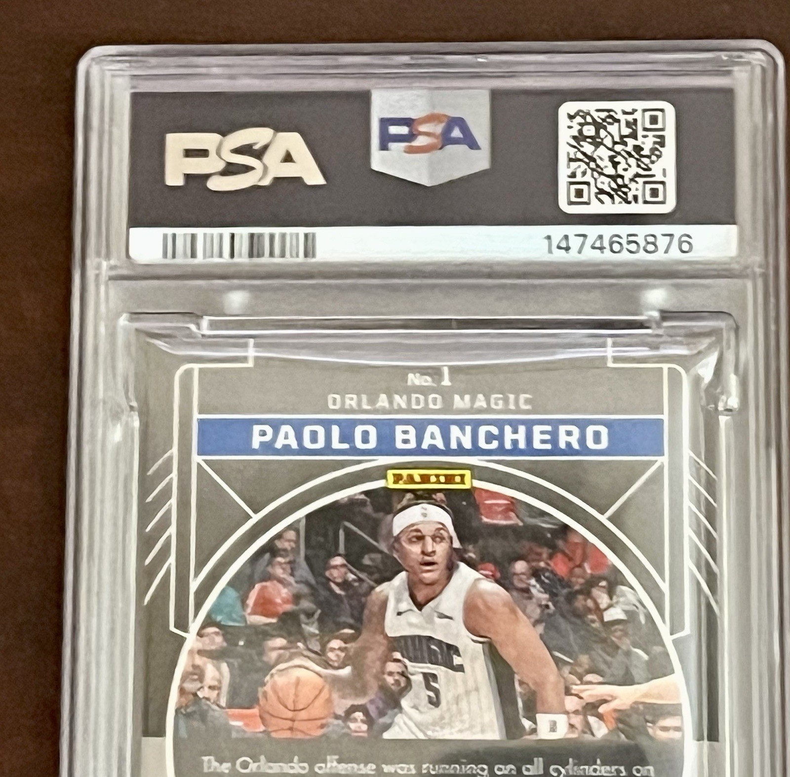 2023-24 Obsidian Paolo Banchero Equinox-EE MOLTEN MOJO #d 4/10 PSA 9 POP 1