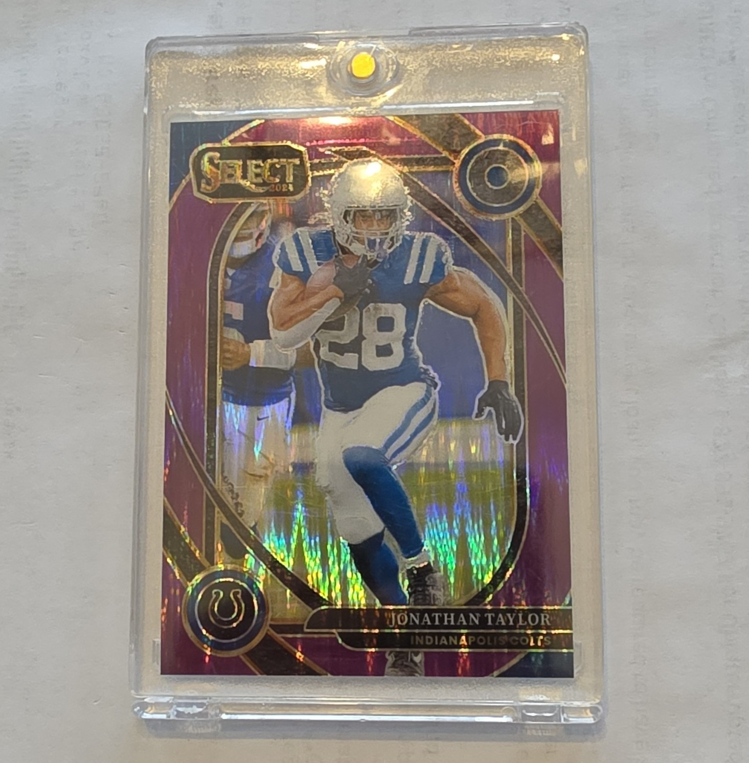 Panini Select 2024 Club Level Jonathan Taylor #271 Purple Shock Prizm /360