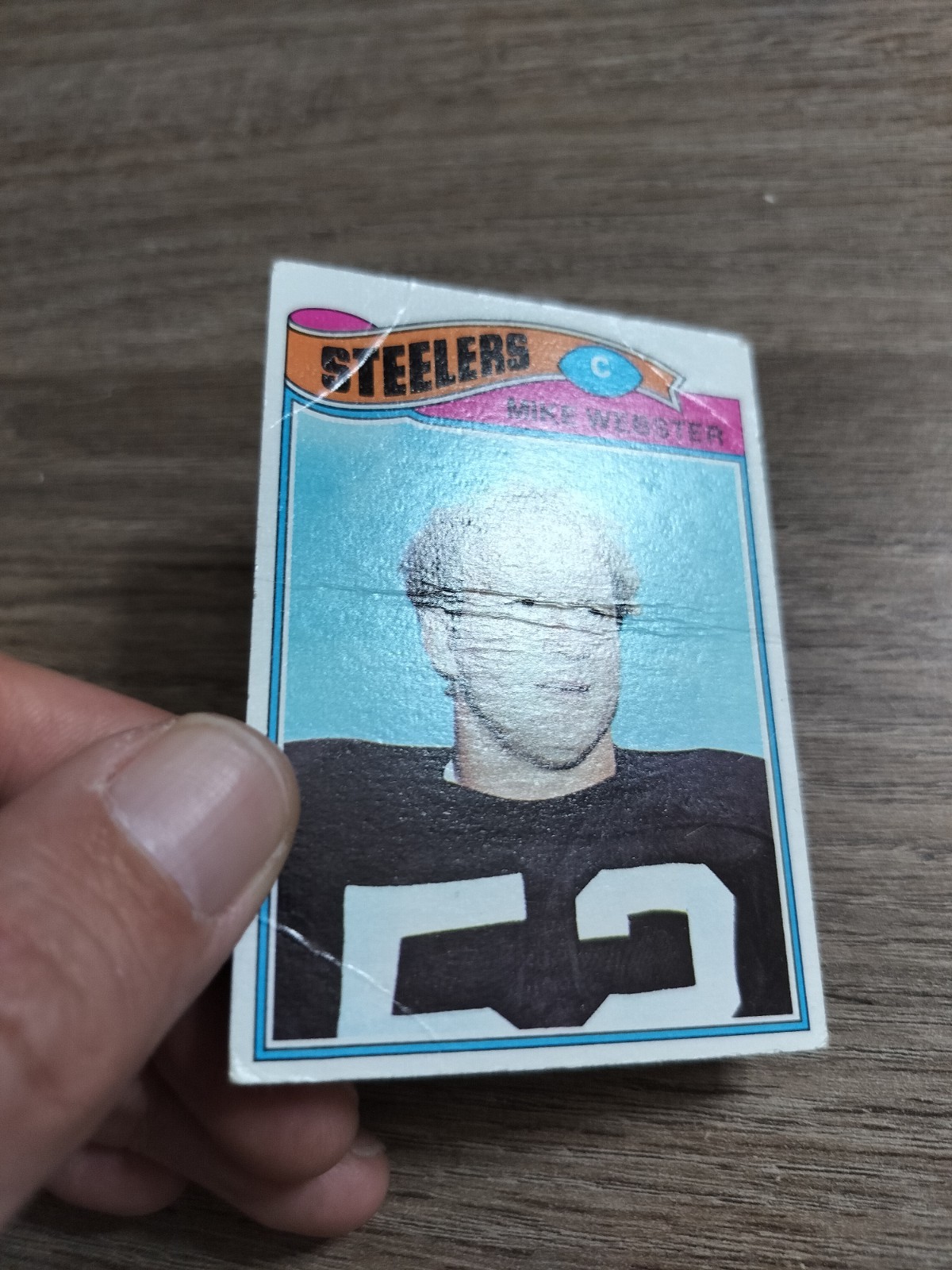 1977 Topps – Mike Webster #99 (RC) LOW GRADE
