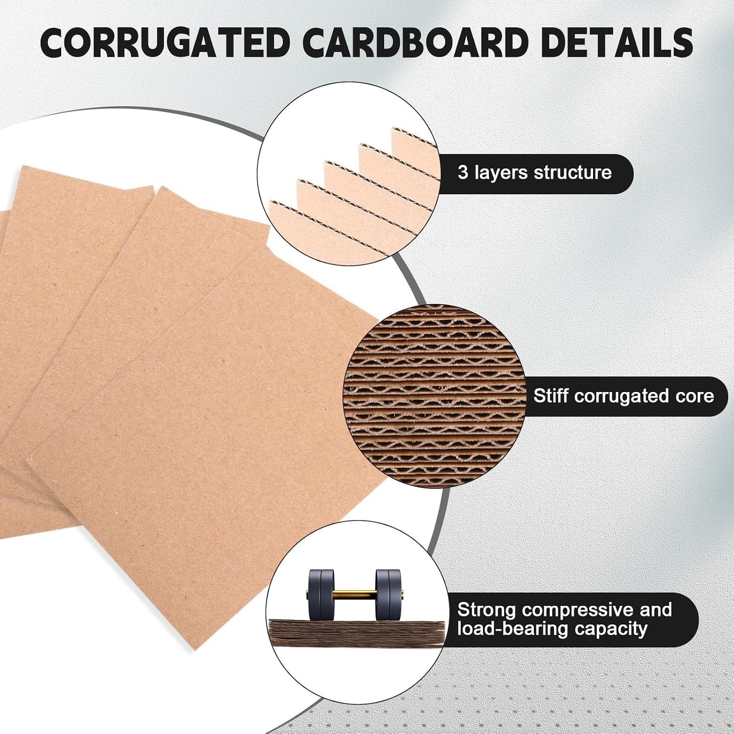 Cardboard Inserts & Poly Bubble Mailers – 301 Pcs
