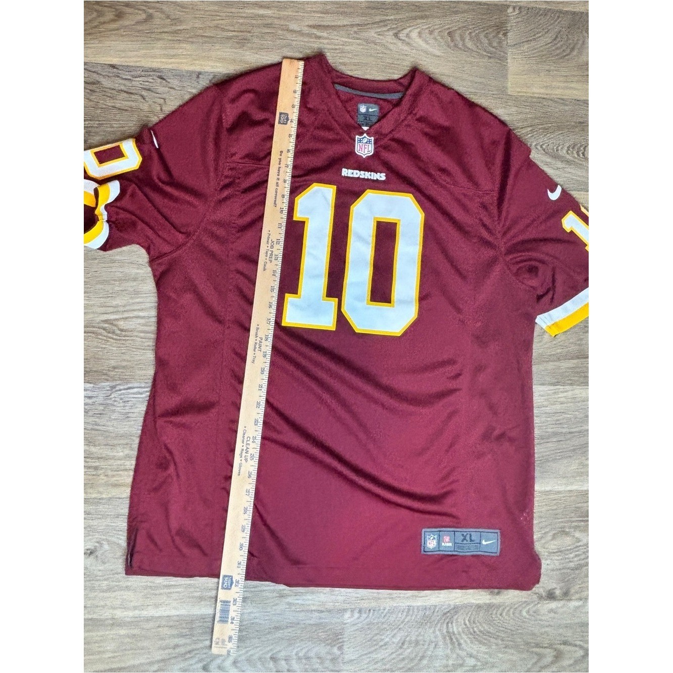 Nike Washington Redskins Robert Griffin III #10 NFL Jersey XL Burgundy History