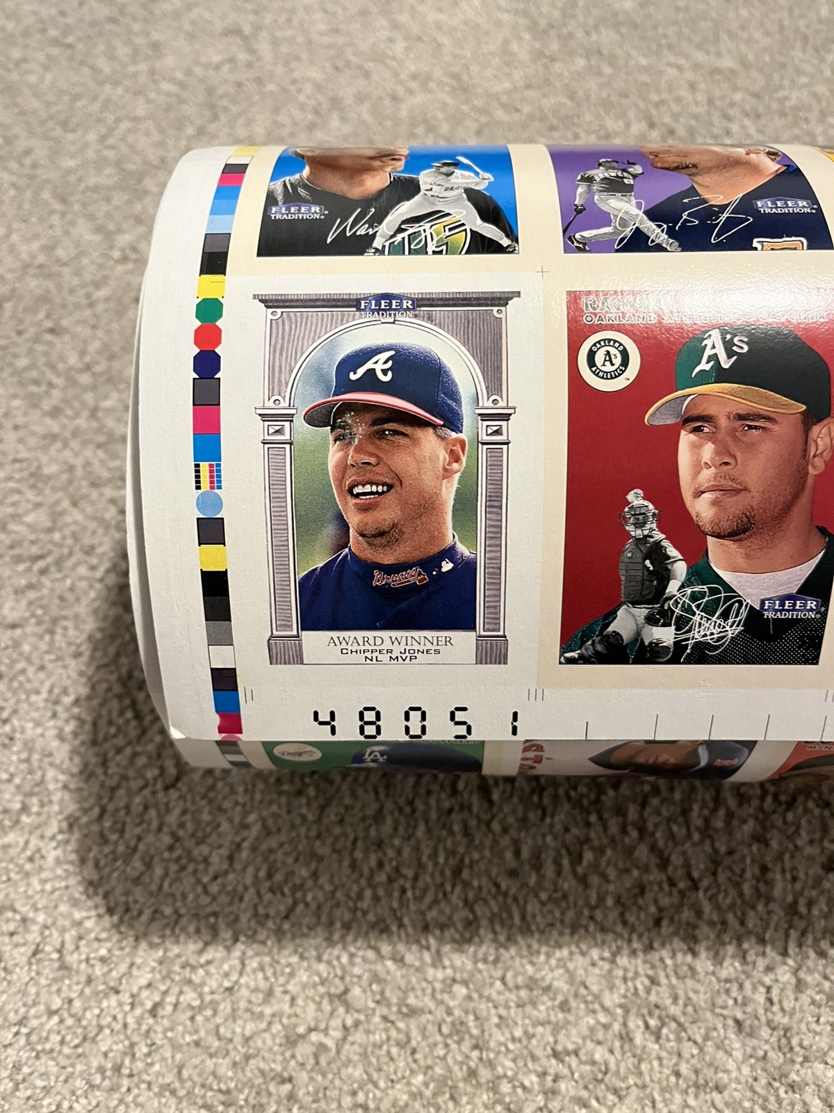 2000 FLEER TRADITION Baseball Cards UNCUT SHEET – SEE LIST OF STARS BELOW + PICS