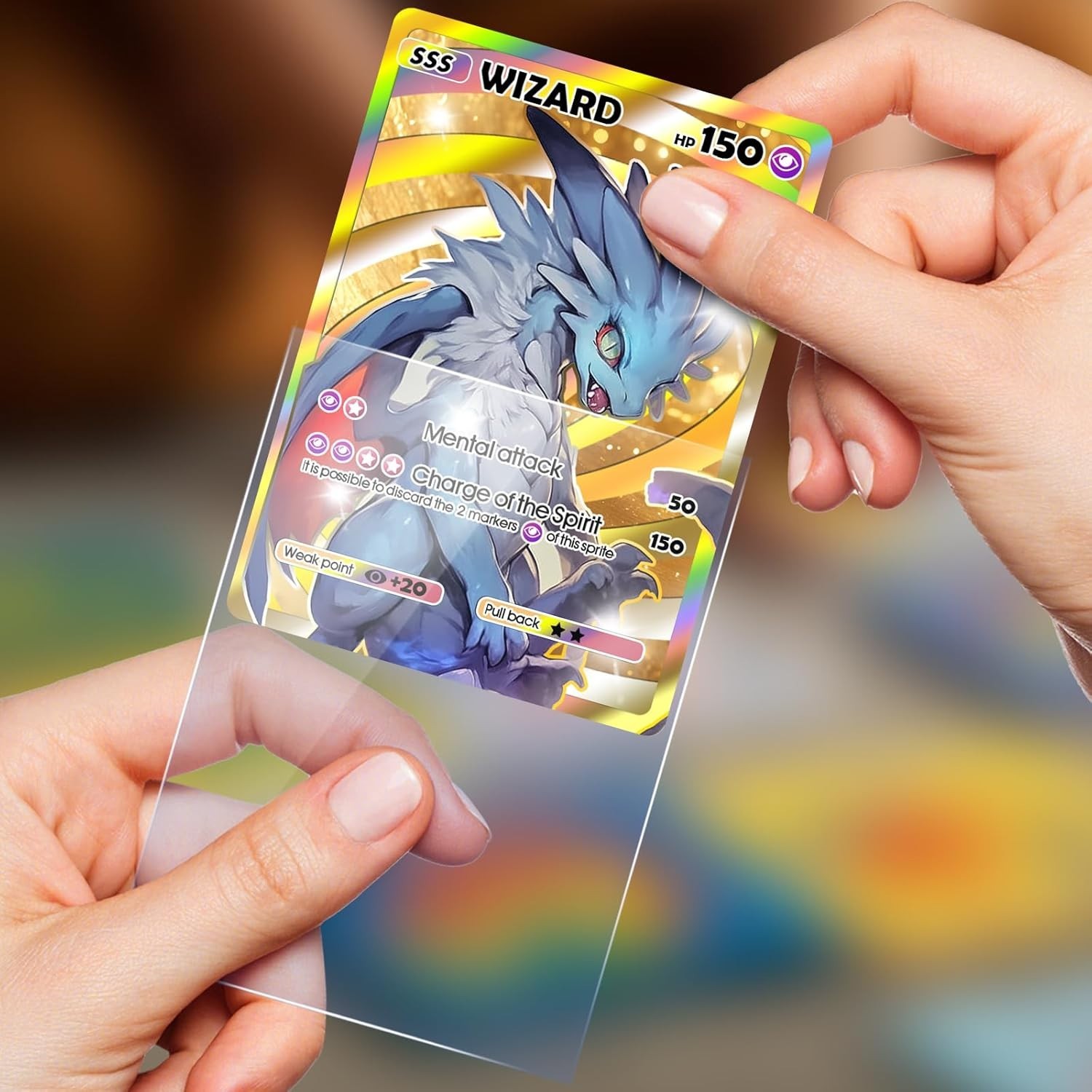 500 Pcs Card Sleeves for Trading Card, Soft Clear Baseball Card Sleeves Penny…