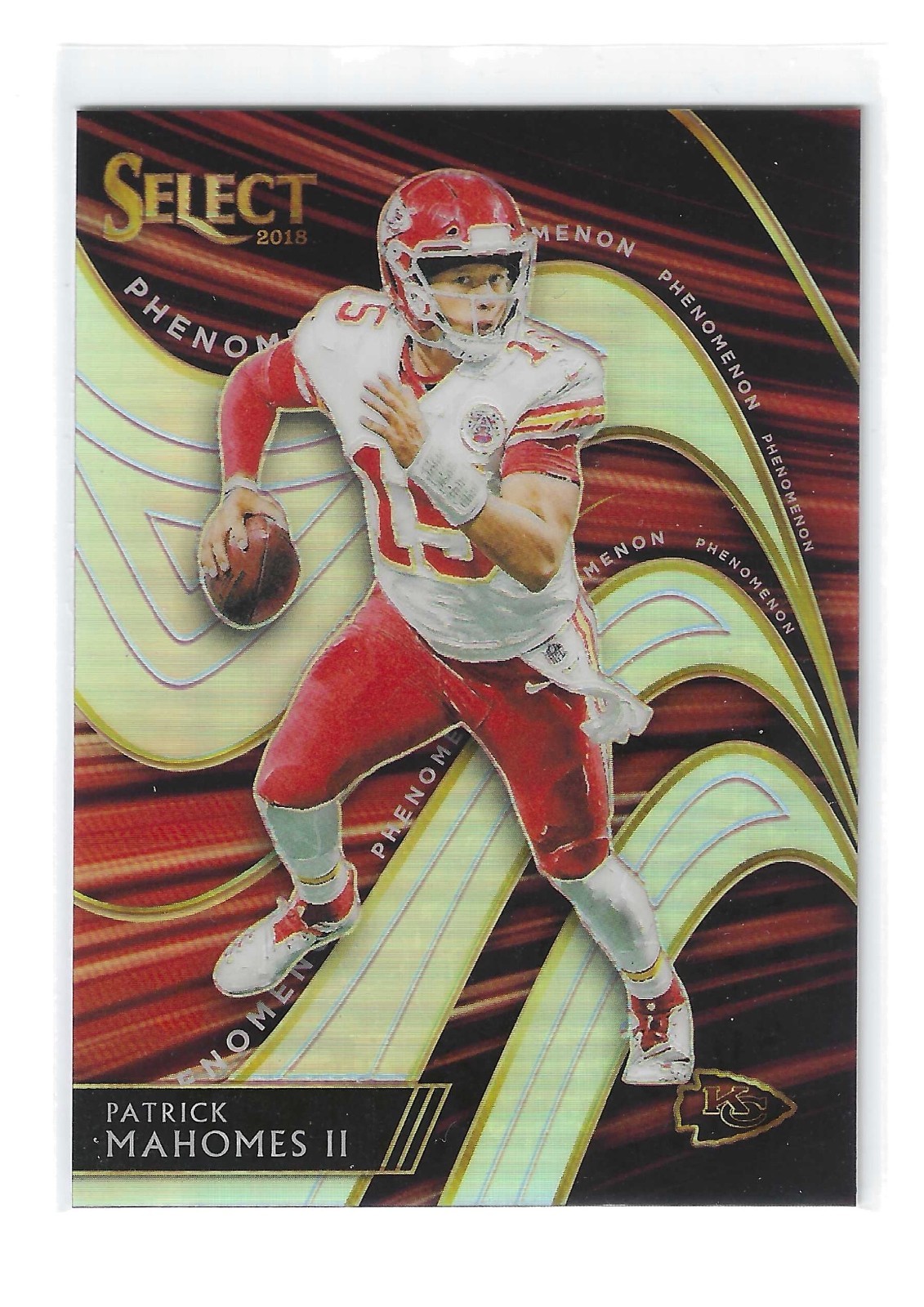 2018 Select – Patrick Mahomes II #PH-1 Silver Prizm Phenomenon
