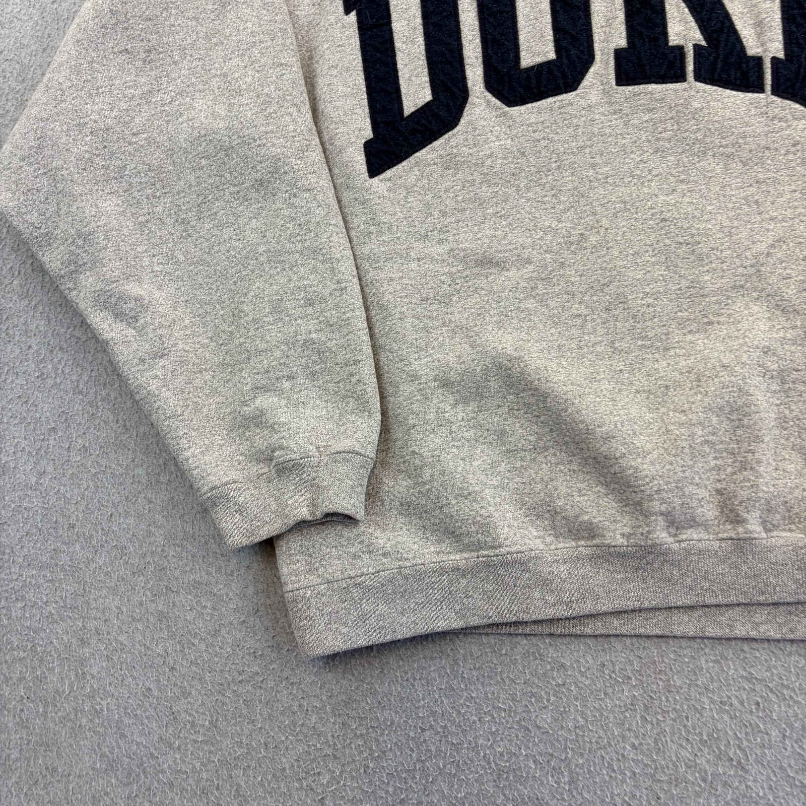 Vintage Duke Sweatshirt Mens Small Gray NCAA Crewneck Pullover Blue Devils