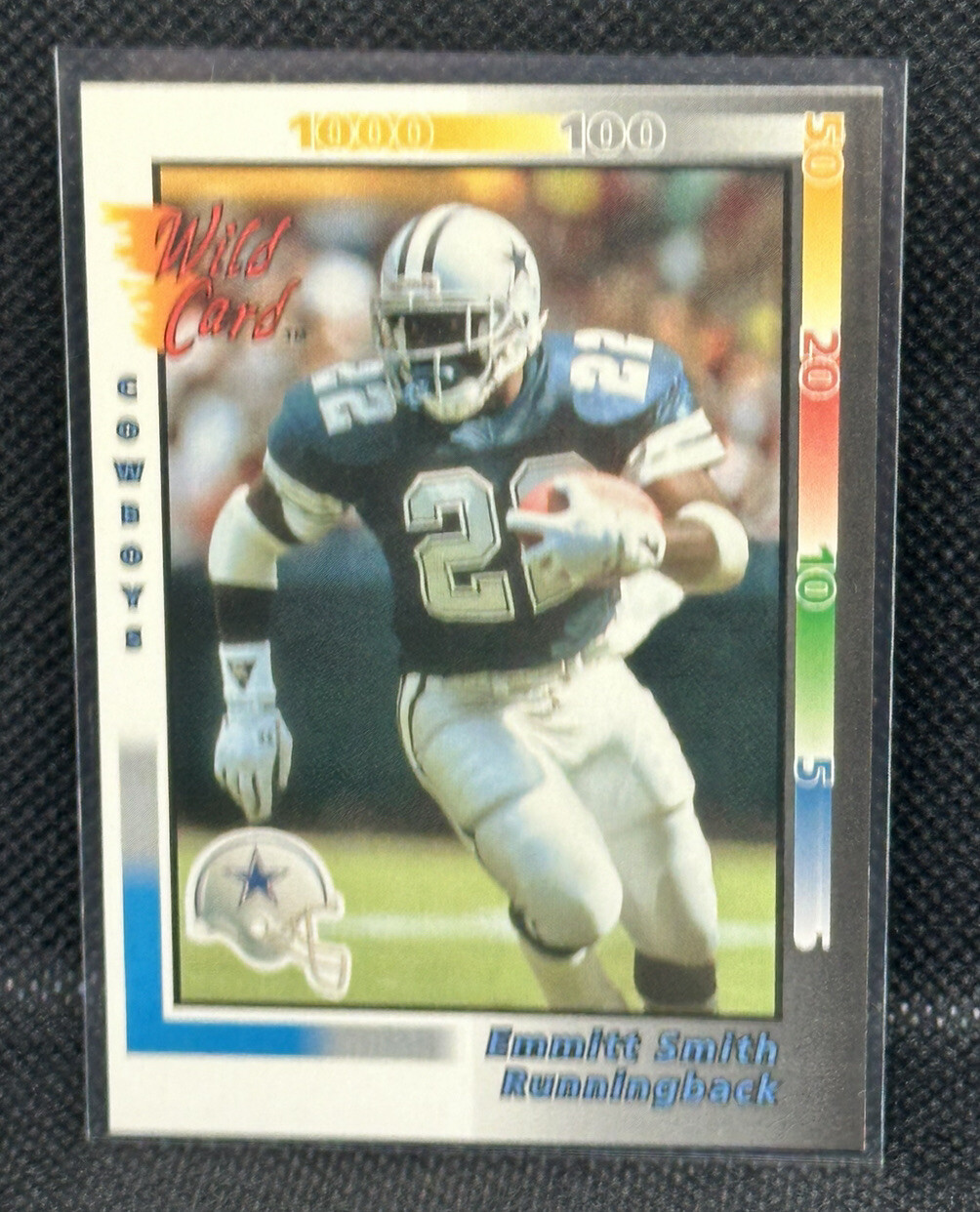 Emmitt Smith 1992 AAA Sports Wild Card #273 Dallas Cowboys HOF