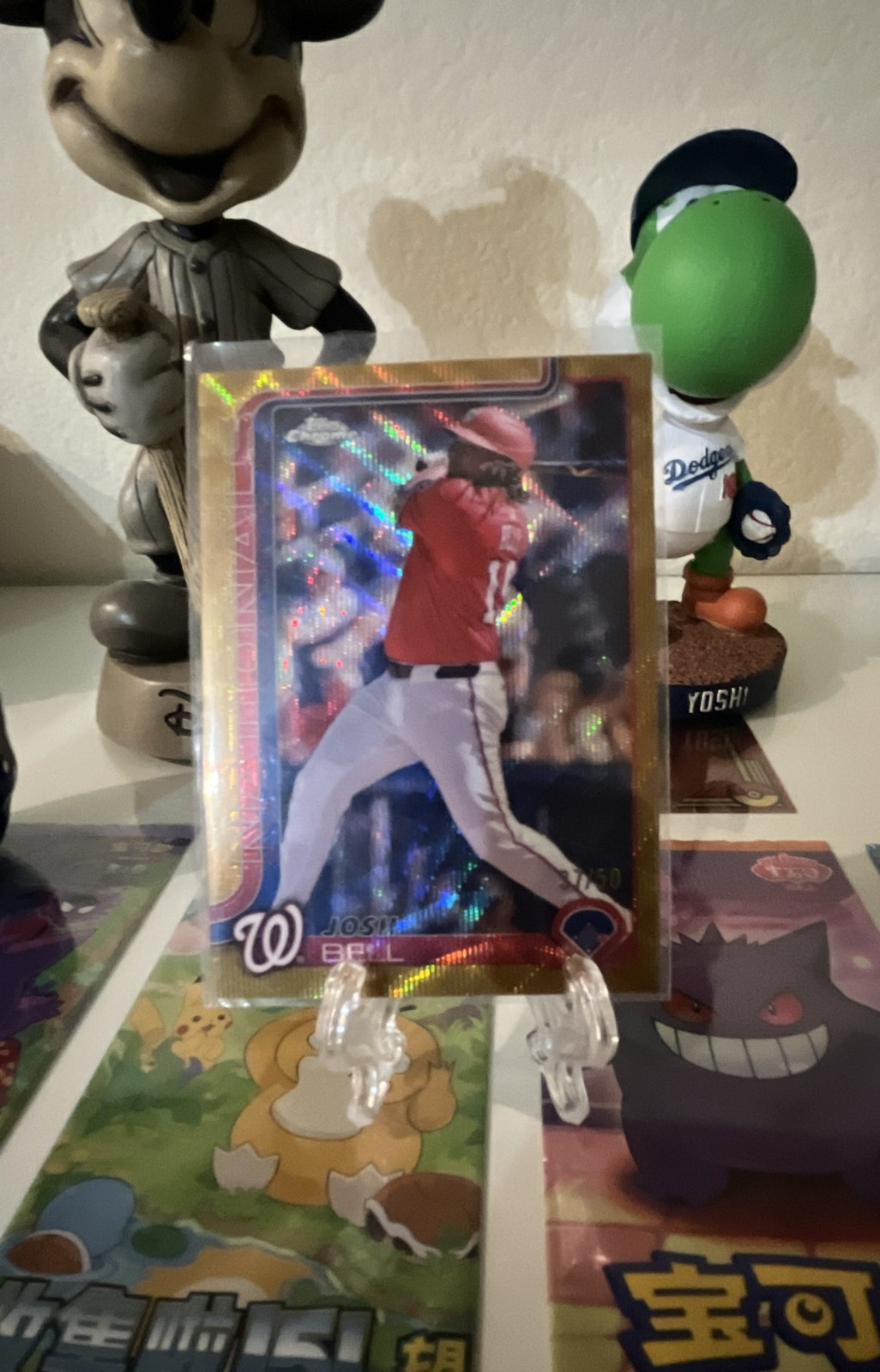 2025 Topps Chrome – Josh Bell #263 Gold Wave Refractor /50