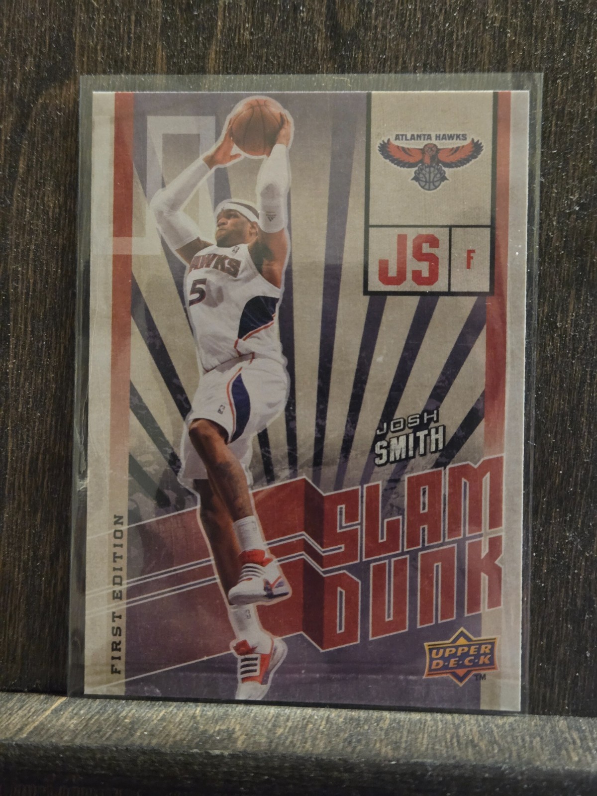 2009-10 Upper Deck First Edition Slam Dunk Josh Smith #SD-1 Atlanta Hawks