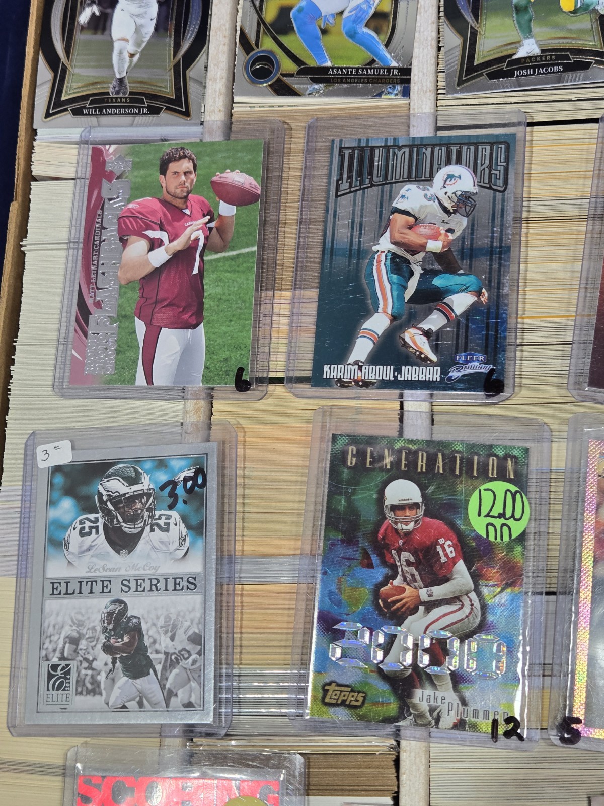 5500+ Sports Card Lot Monster Box NFL NBA MLB Unsearched Prizm Optic Chrome Lot