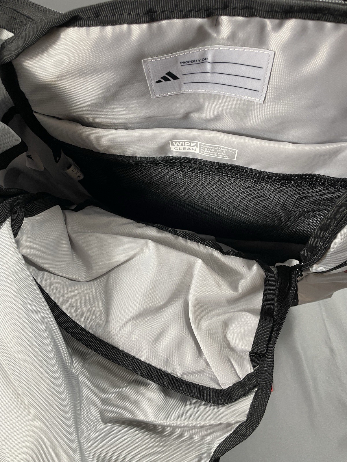 New Adidas 5-Star Team 2 Backpack Gray/Red Nebraska Huskers