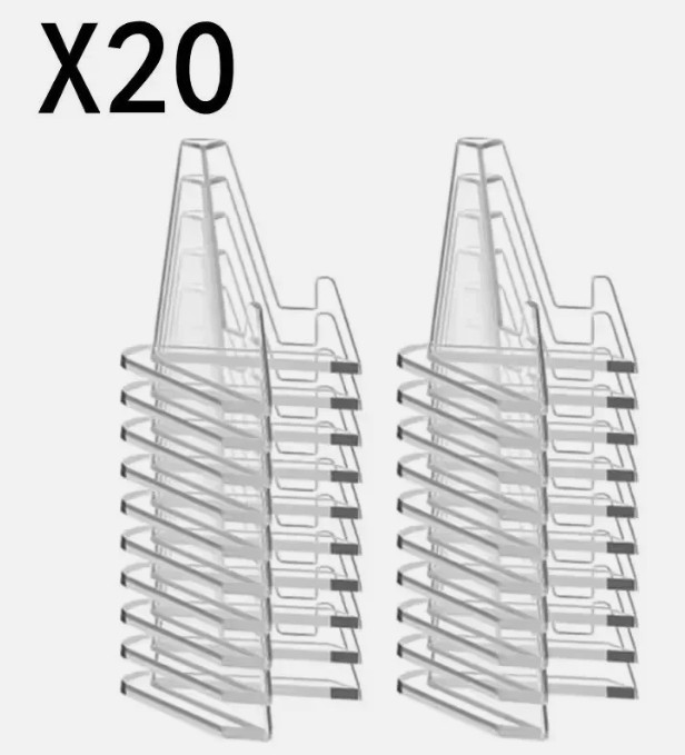 1-30Pcs Pack Clear Card Stands, Arcylic Card Display for Sports Graded