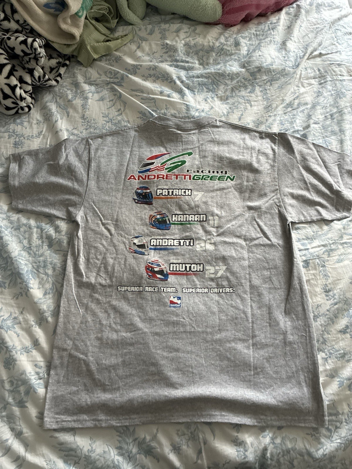 Vintage 2008 Andretti Green Racing Shirt NWT Mens XL Danica Patrick Tony Kanaan