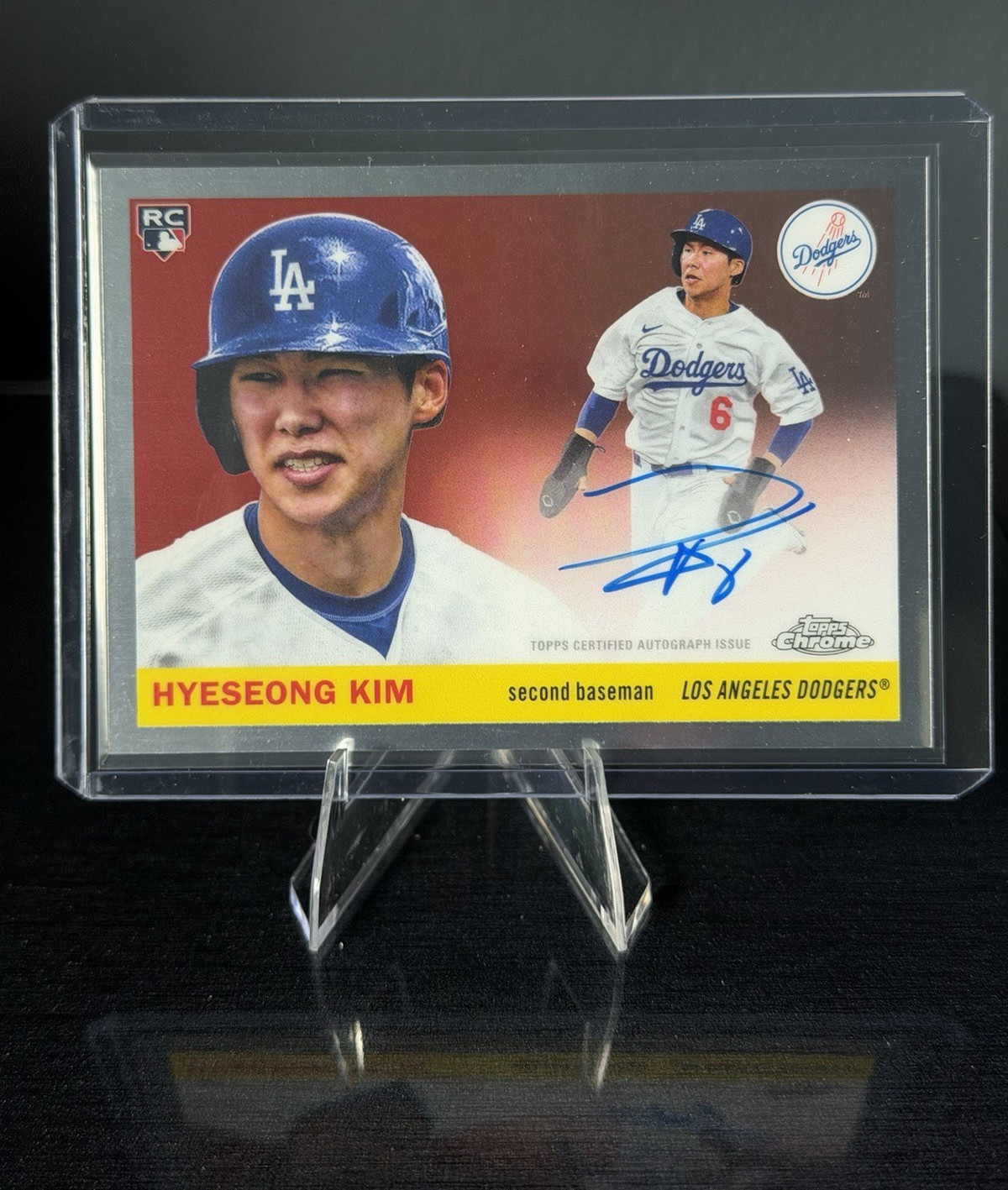 Topps Chrome Platinum 2025 Hyeseong Kim RC Auto CPA-HK Los Angeles Dodgers