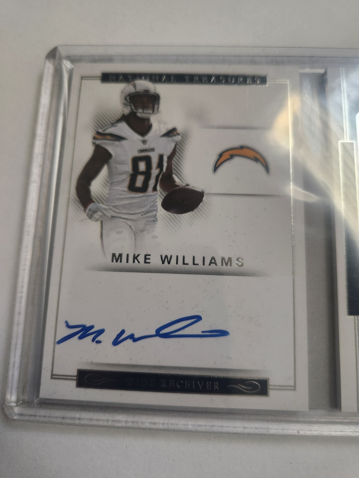 🔥🚨2017 Panini NT Rookie Signatures Book Mike Williams Chargers 99/99 4 Color