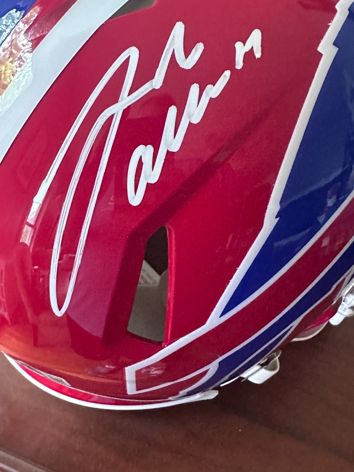 Josh Allen Autograph FULL SIZE Helmet Beckett COA
