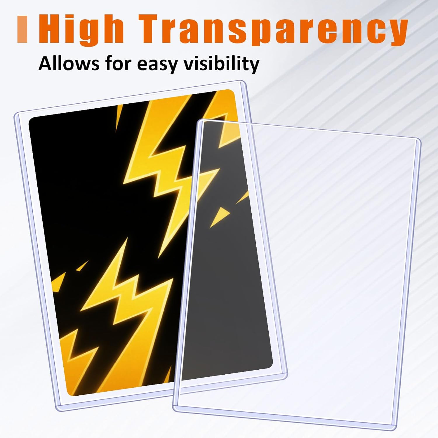 12 Pack Jumbo Card Top Loaders 5.4×7.4 Inch Hard Card Sleeves Protective Case