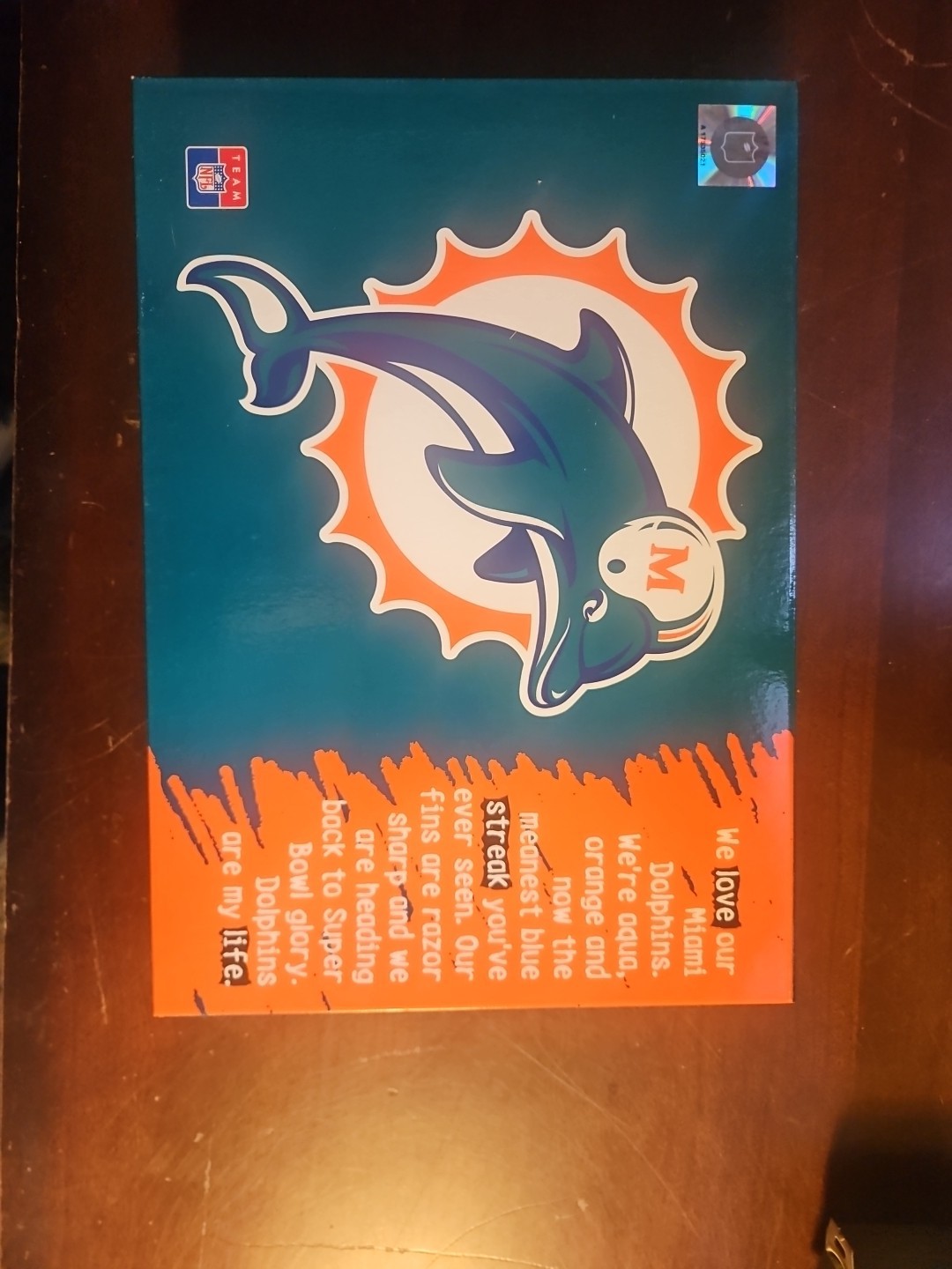 NIB Vintage Logo Miami Dolphins Team BodyCare Gift Pack Soap, Shower Gel, Razor