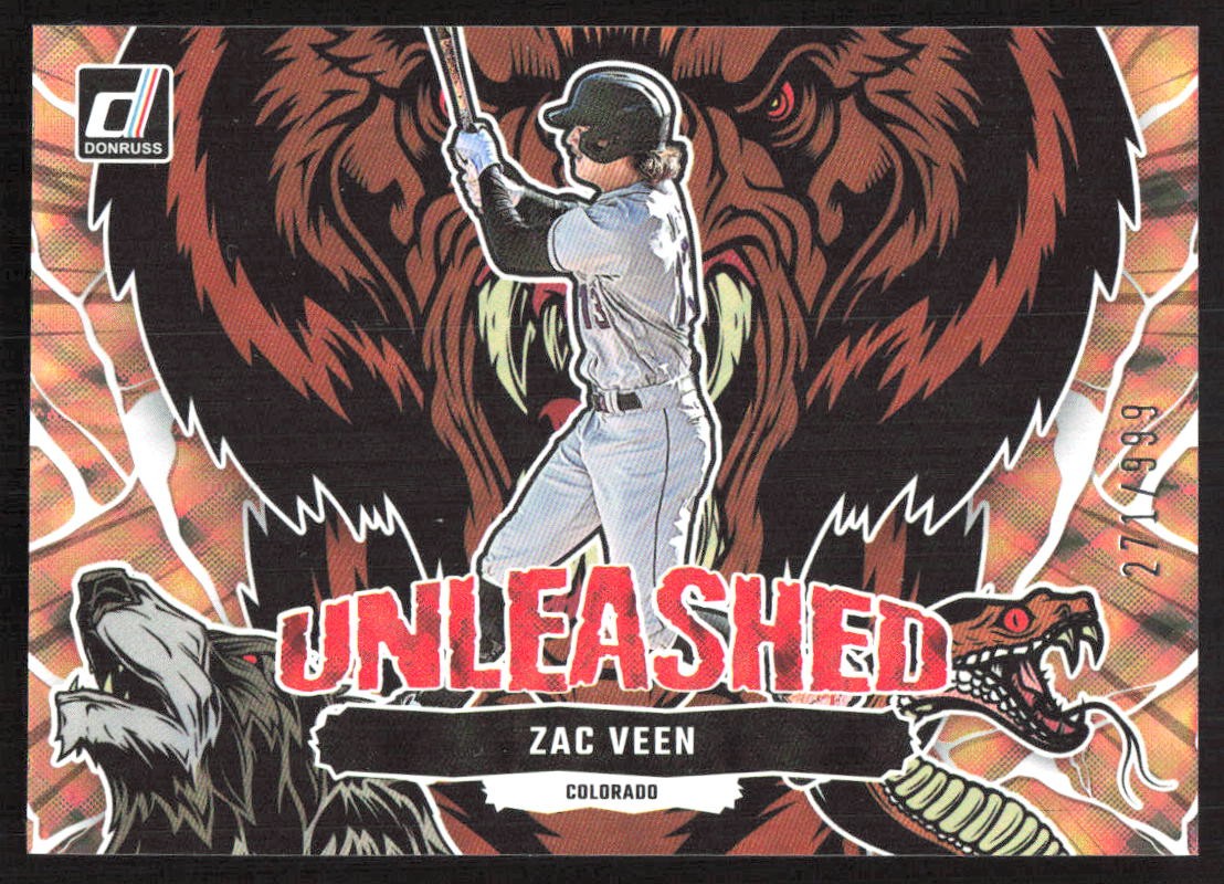 2654K 2023 Donruss #U3 Zac Veen Unleashed #/999