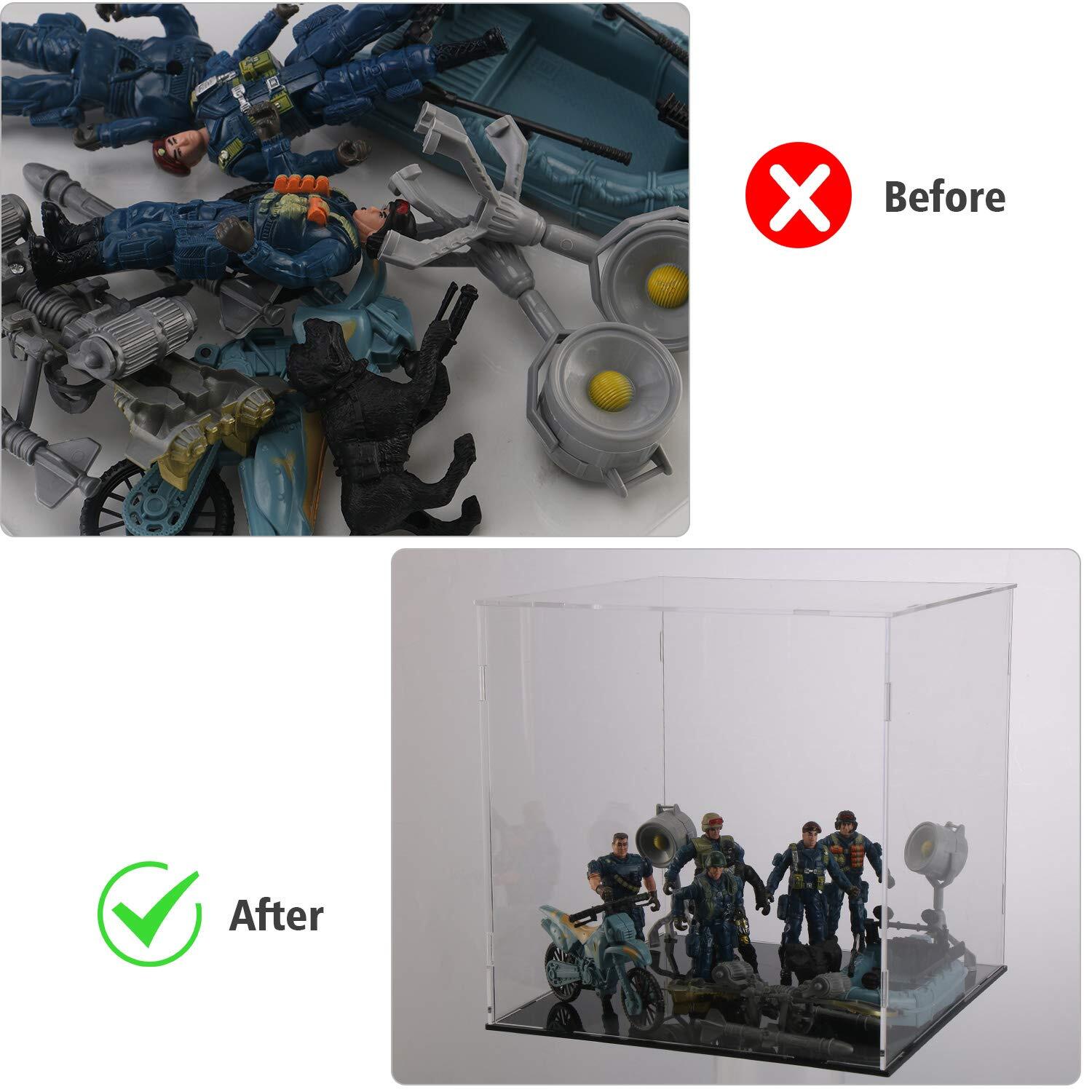 Assemble Clear Acrylic Display Case Alternative to Glass for Collectibles