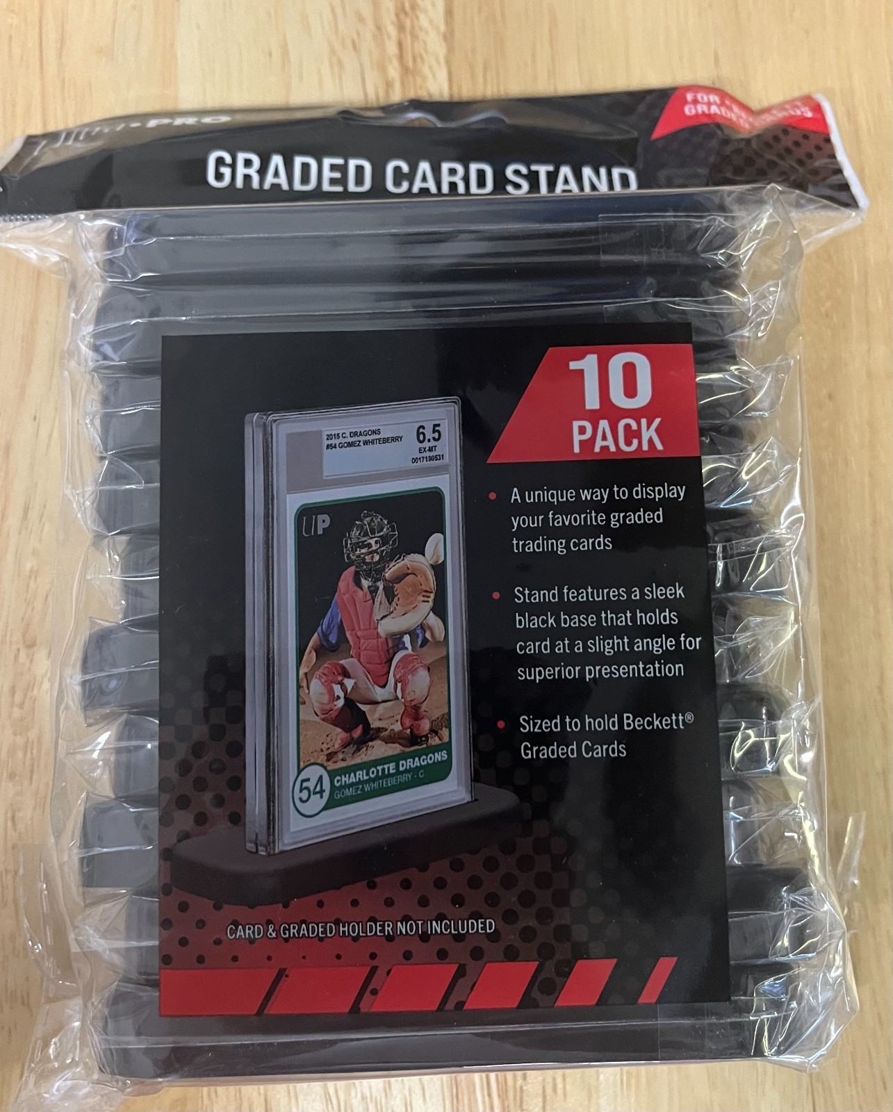 Ultra Pro Card Supplies PSA Graded Card Stand Standard 10-Pack