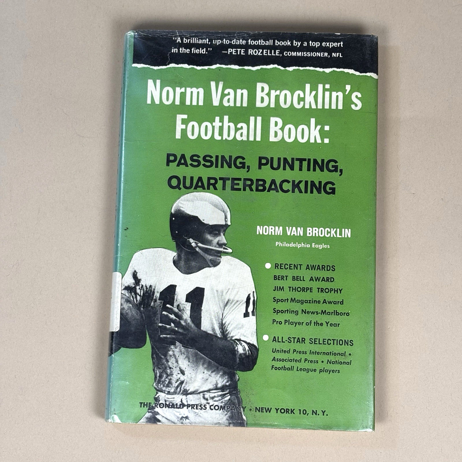 Norm Van Brocklin’s Football Book: Passing, Punting, Quarterbacking-Vtg 1961 HC