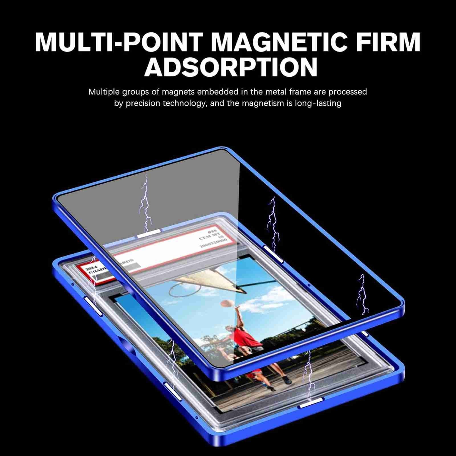 1-5PCS for PSA Slab Graded Trading Cards Protector Holder Magnetic Case Display