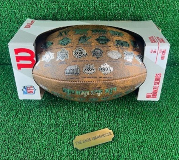 Wilson Super Bowl LIX 59 Commemorative Football Eagles Chiefs Patriot Full Size