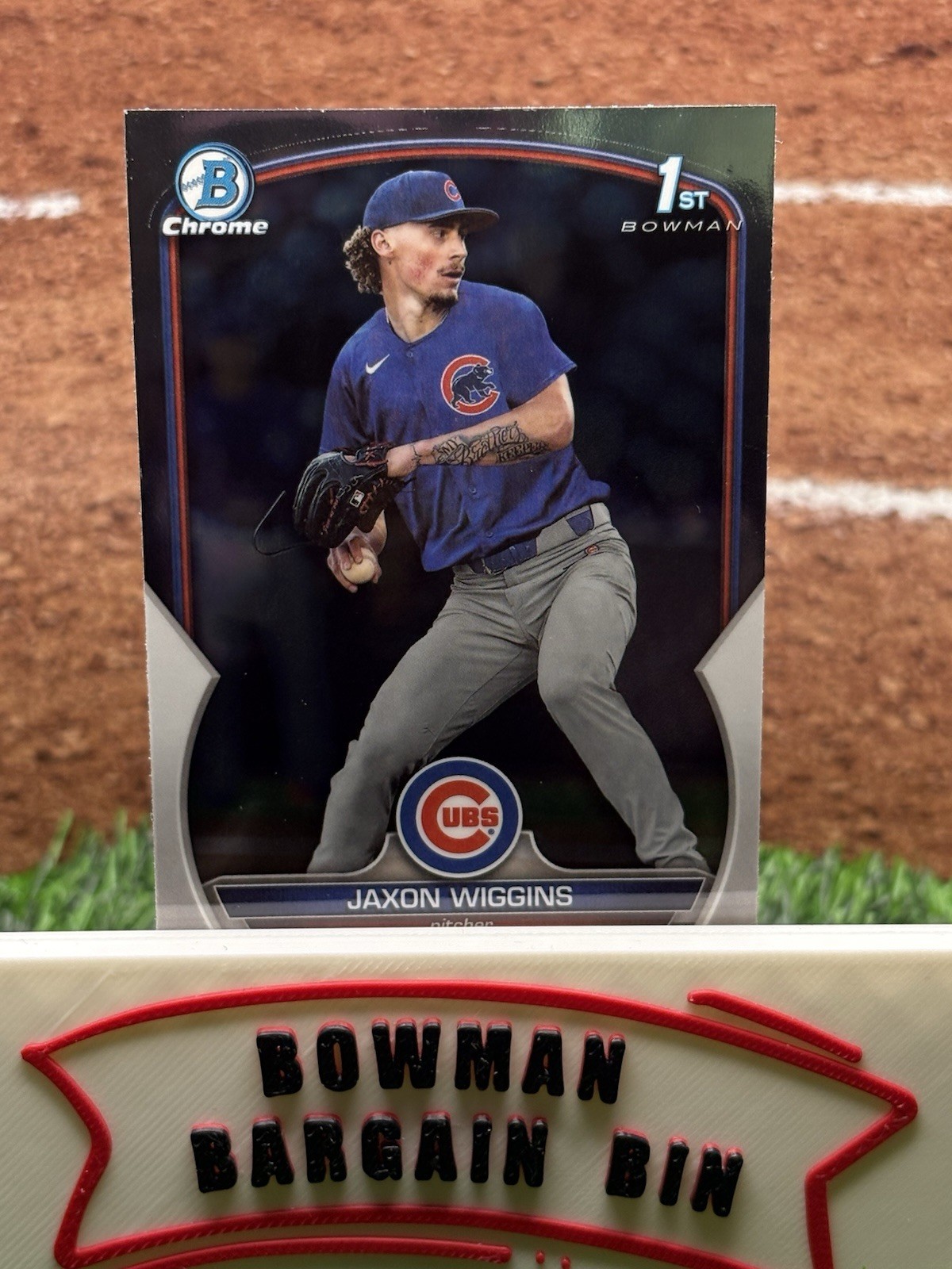 2023 Bowman Draft – Chrome Jaxon Wiggins #BDC-50 (RC)