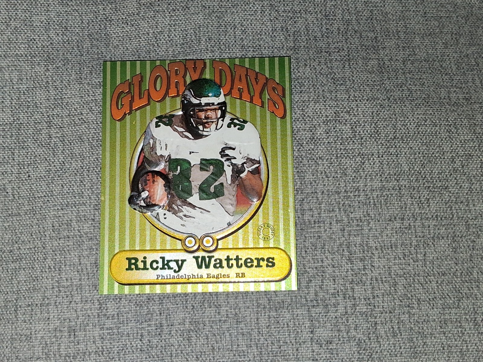 1997 Fleer Goudey II Glory Days Ricky Watters #14GD