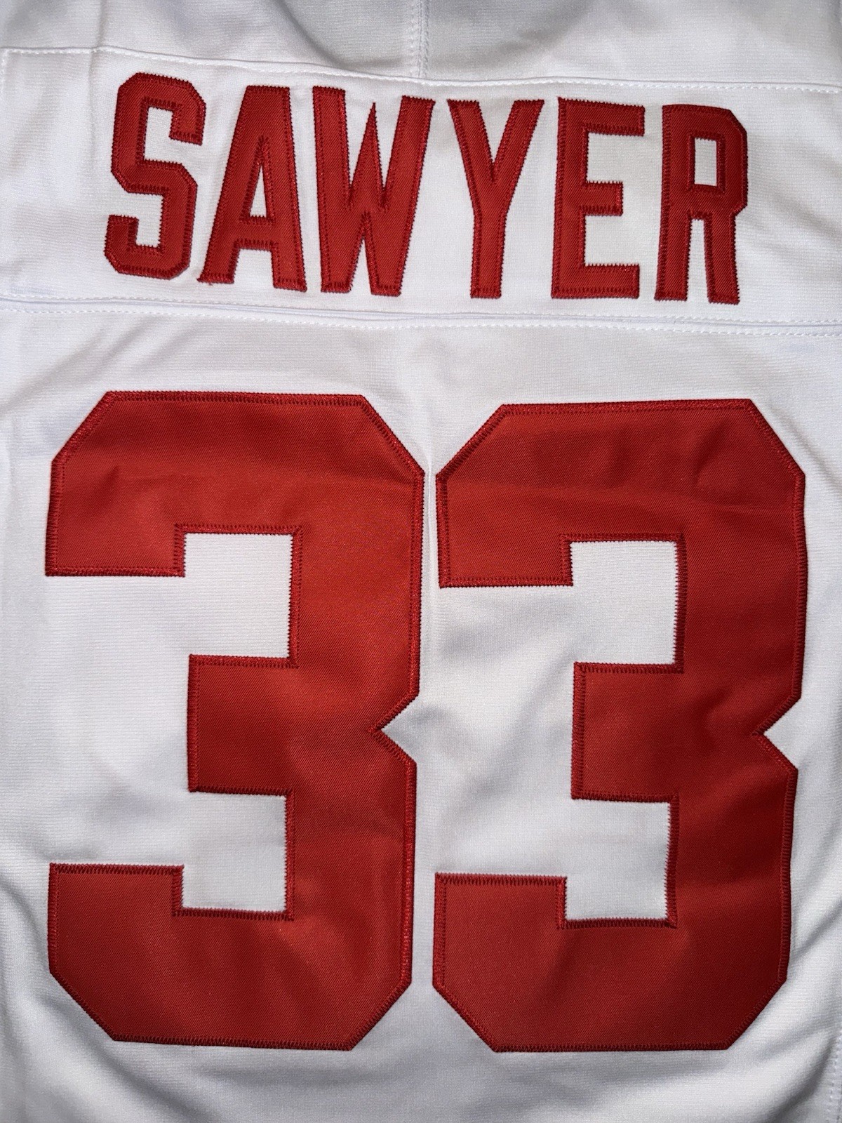 Jack Sawyer Ohio State National Championship Gold OSU 33 White Jersey Buckeyes