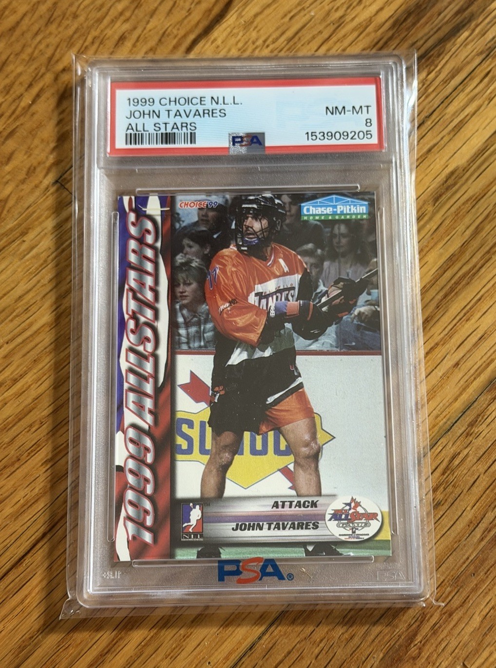1999 Choice NLL All Stars Lacrosse John Tavares PSA 8