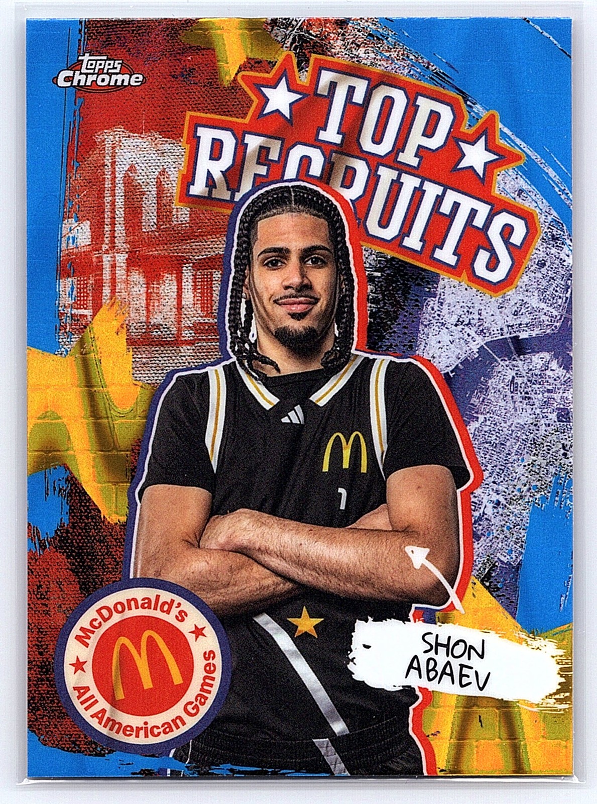 2025 Topps Chrome McDonalds #TP-1 Shon Abaev Top Recruits Raywave
