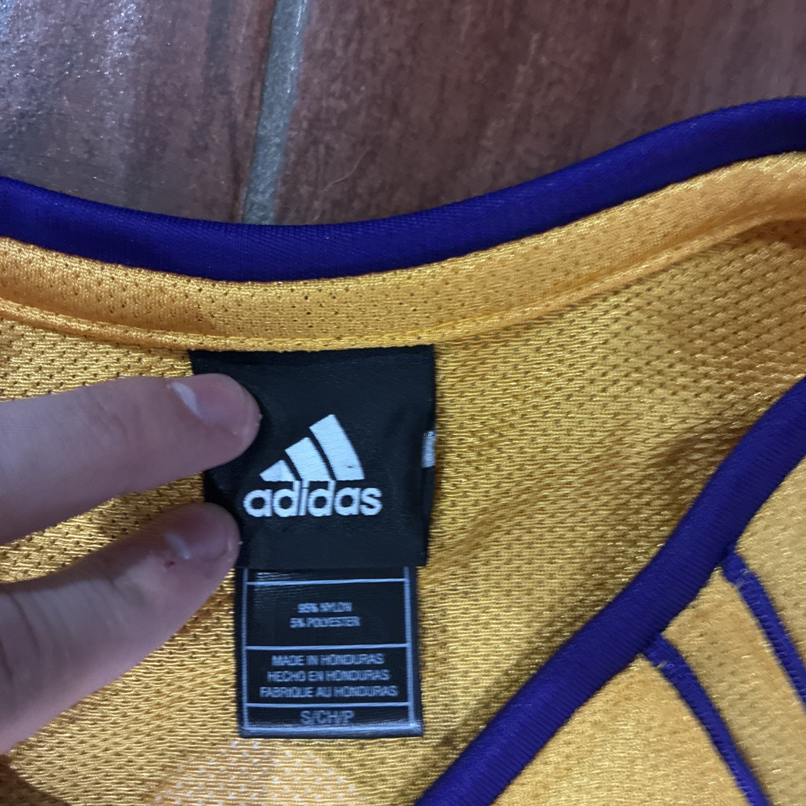 Y2K 2008 Adidas WNBA Los Angeles Sparks Candace Parker Jersey Size Small