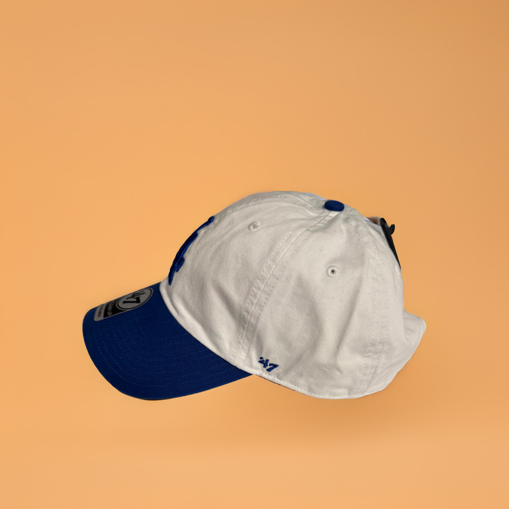 ’47 Brand Los Angeles LA Dodgers Clean Up MLB Dad Hat Cap White/Blue