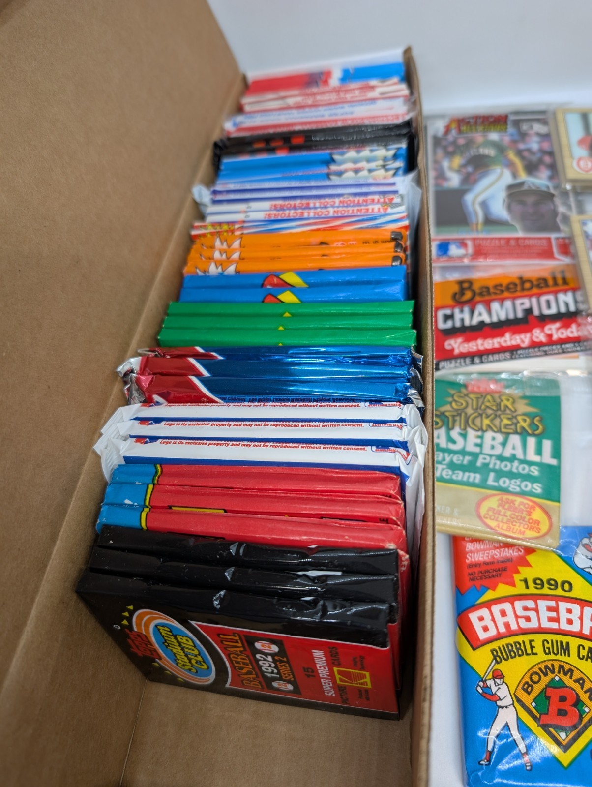 700 Baseball Cards In Unopened Packs 1980’s & 1990’s Mint