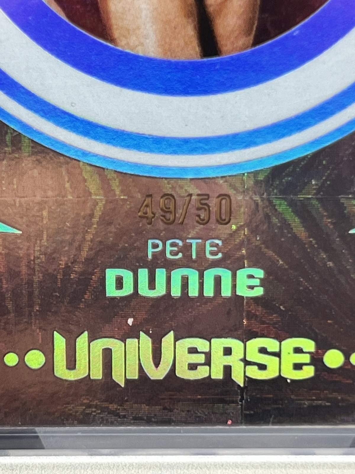 2025 Topps Universe WWE Raw /50 Pete Dunne #4